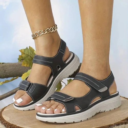 GERAL™ | Sandalias de Cuña Tejidas con Punta Cuadrada (Copia)