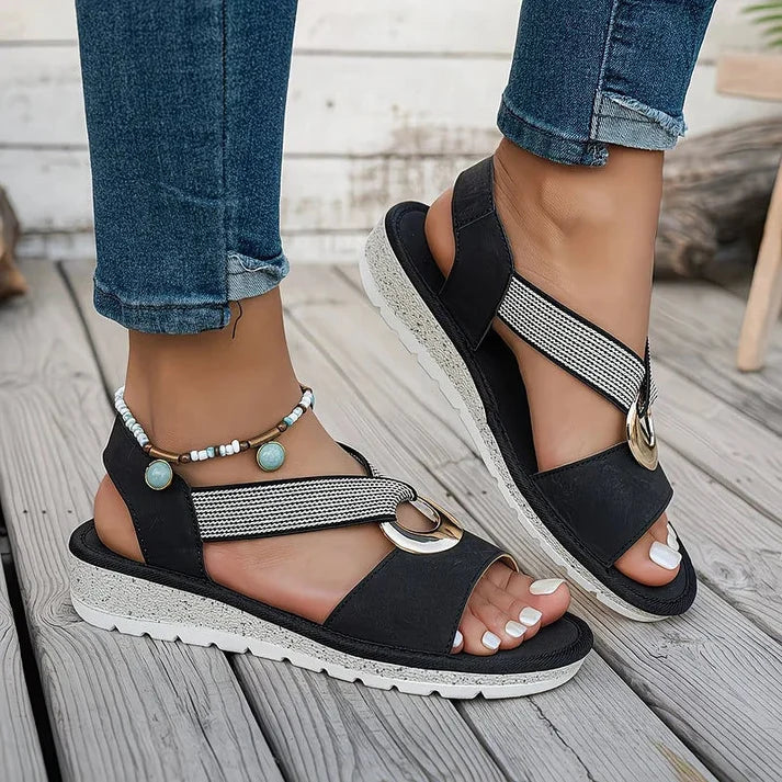 MARTINA™ | Sandalias con Hebilla Metálica
