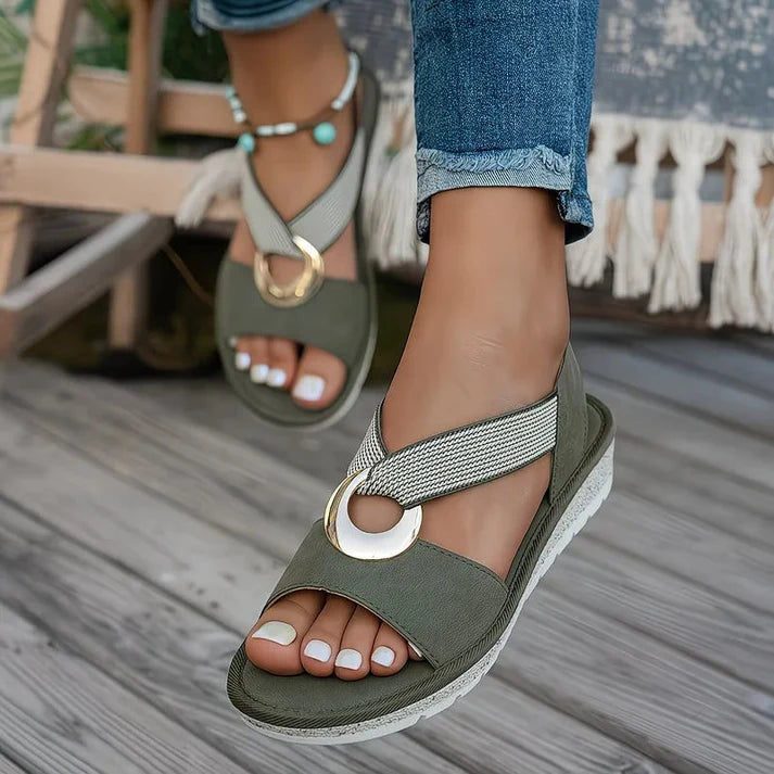 MARTINA™ | Sandalias con Hebilla Metálica